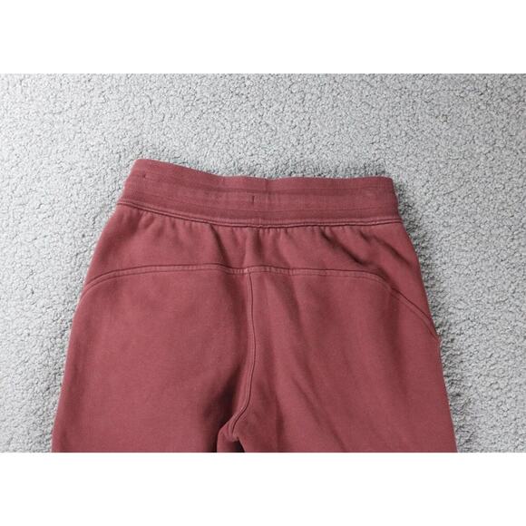 Lululemon Joggers Womens 2 Brown Red Scuba High Rise Drawstring Pull On W5CVAS - Picture 7 of 10